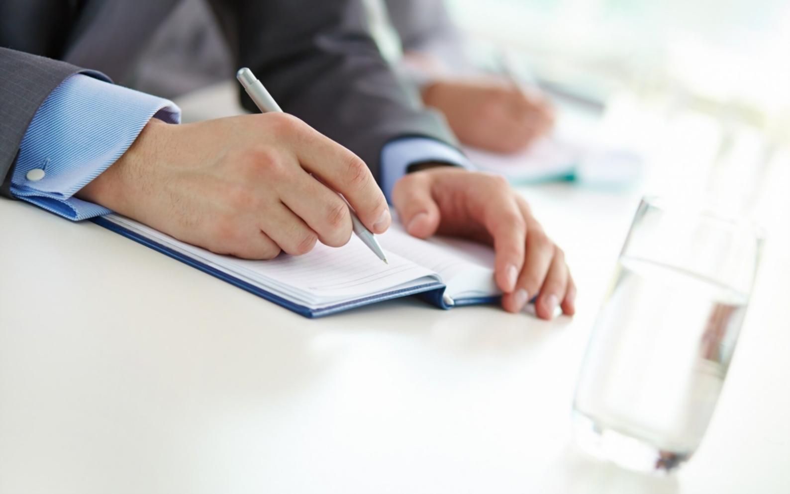 Session de travail lors d'un événement finance